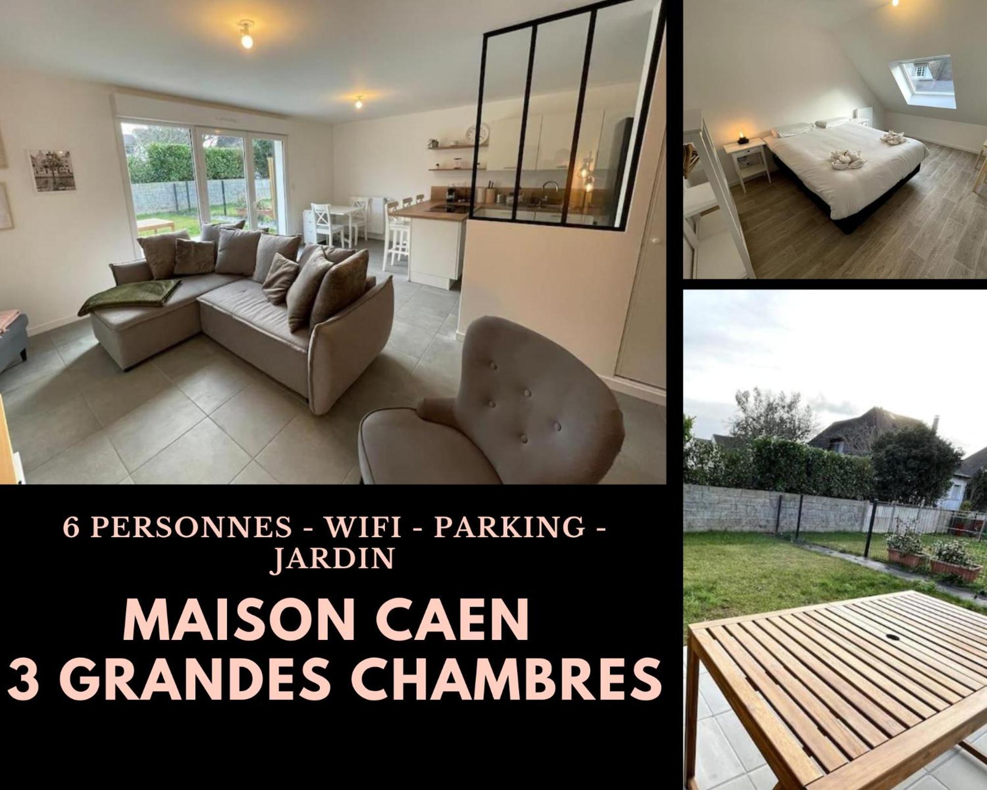 Freesia, Maison Neuve Avec Jardin Et Garage Caen Exterior photo